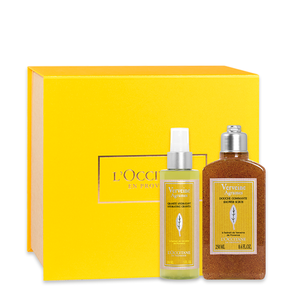 Presente com Sabonete Líquido Esfoliante e Hidratante Granita Verbena Citrus